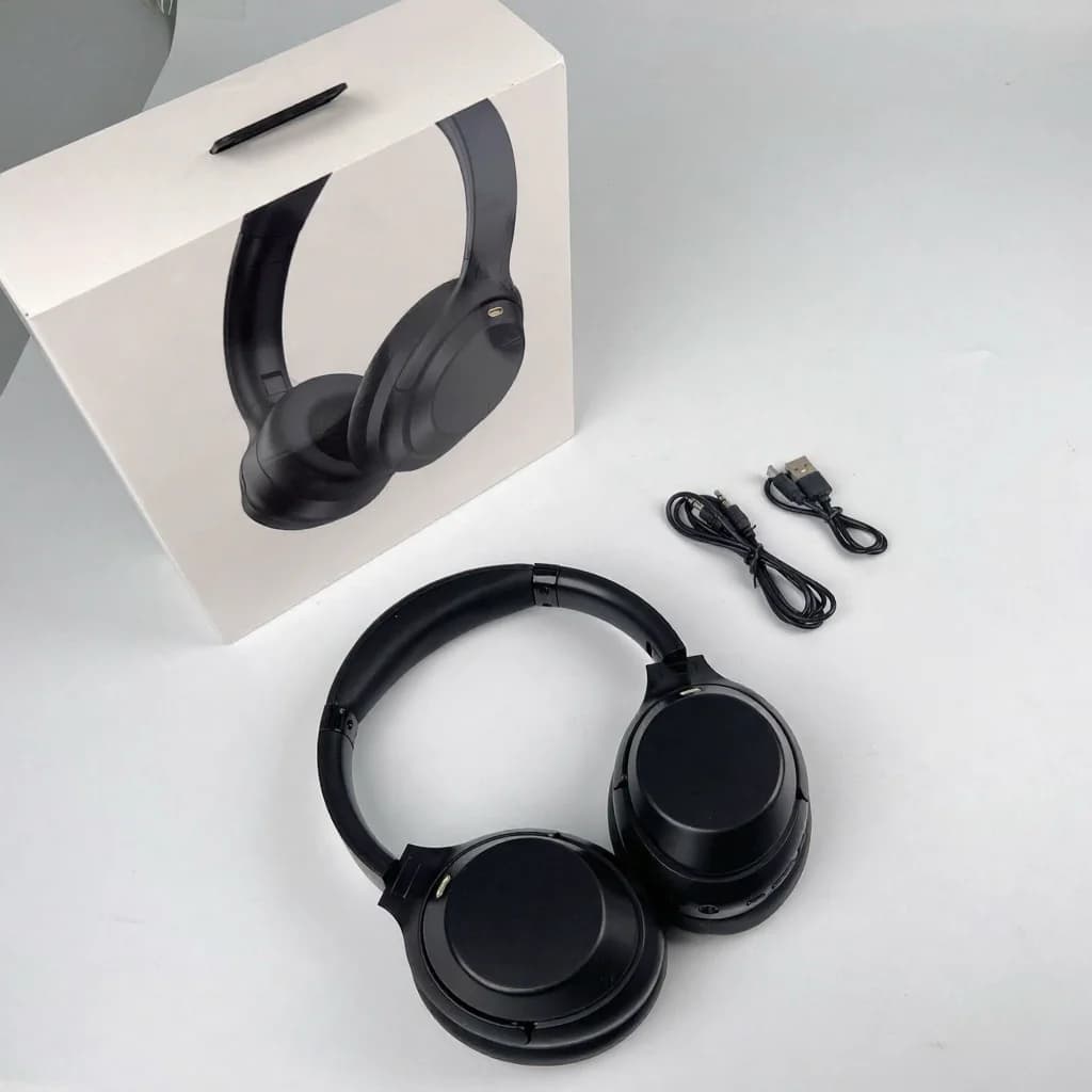 Fon Telinga Over-Ear Tanpa Wayar dengan Pembatalan Bunyi Aktif dan Type-C