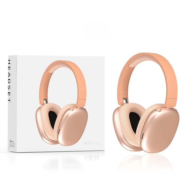 Fon Telinga Over-Ear Bluetooth Tanpa Wayar dengan Hayat Bateri Panjang