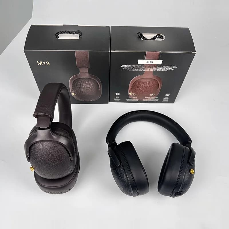 Fon Kepala Bluetooth Over-Ear Retro Tanpa Wayar Stereo dengan Mikrofon