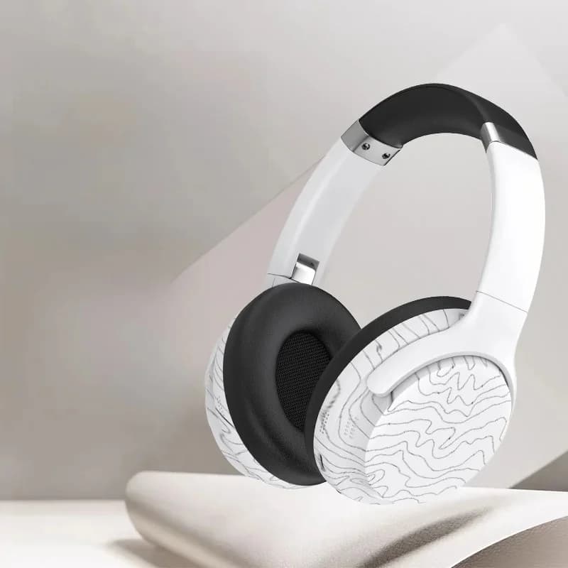Fon Kepala Over-Ear Bluetooth Tanpa Wayar dengan Multi-EQ & Bateri Tahan Lama