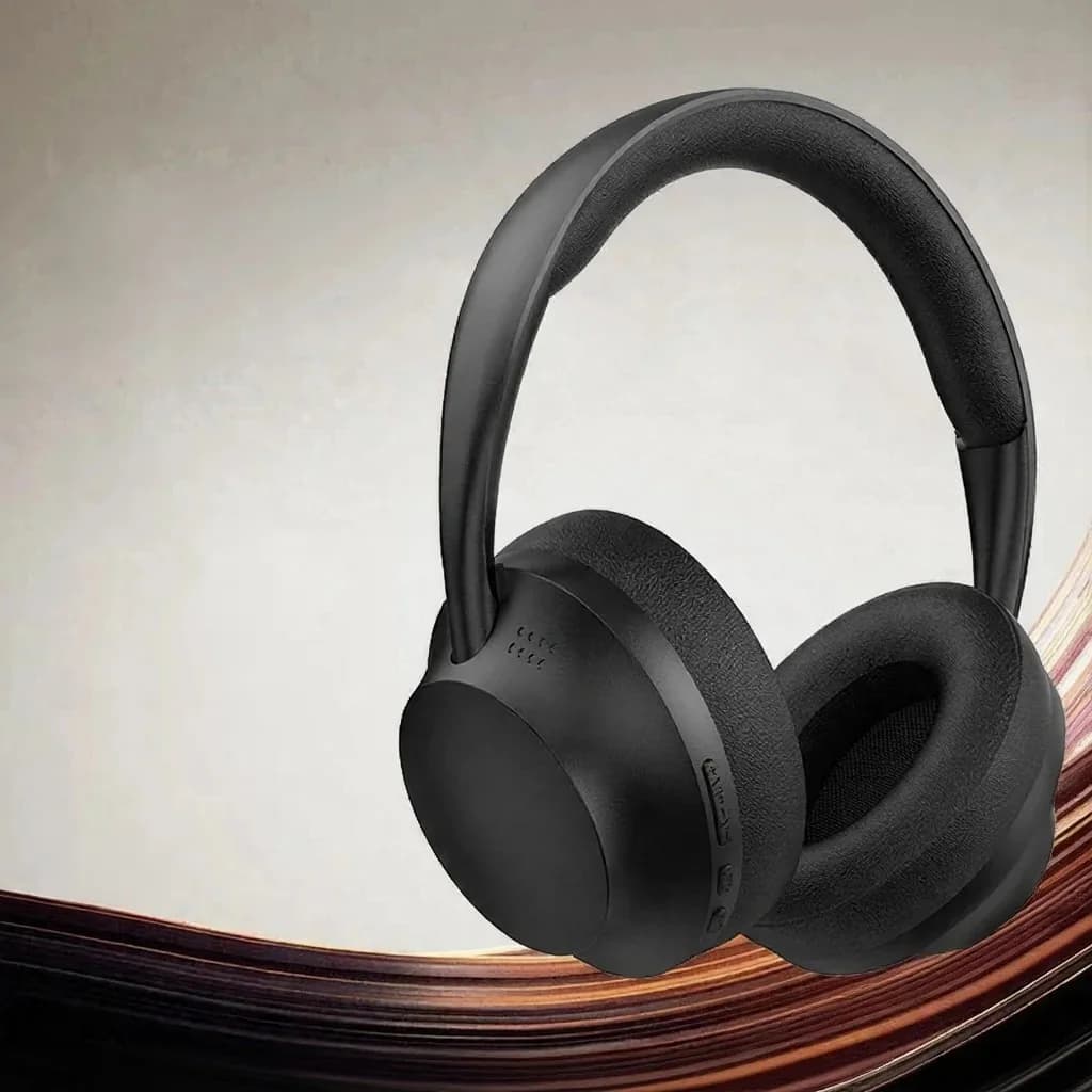 Fon Kepala Tanpa Wayar Bluetooth Over-Ear dengan Hayat Bateri Panjang