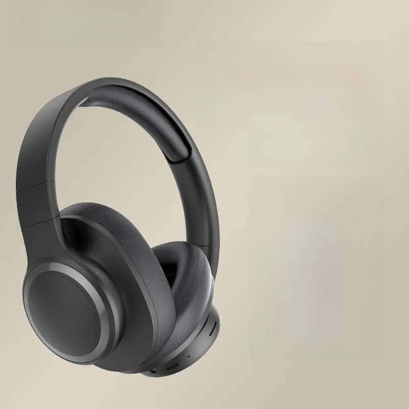 Fon Telinga Tanpa Wayar Bluetooth Over-Ear dengan Radio FM dan Slot Kad TF
