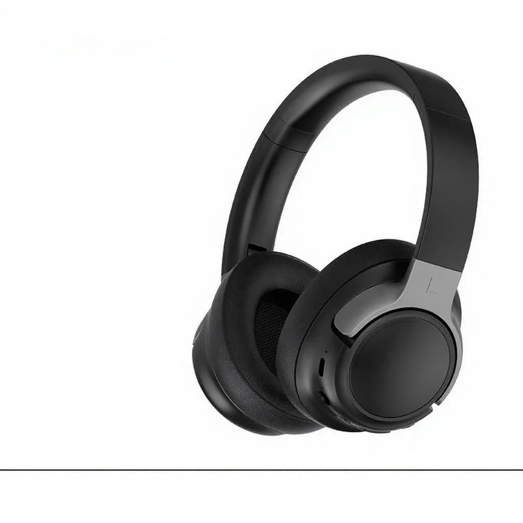 Fon Kepala Bluetooth Over-Ear Tanpa Wayar dengan Pembatalan Bunyi Aktif