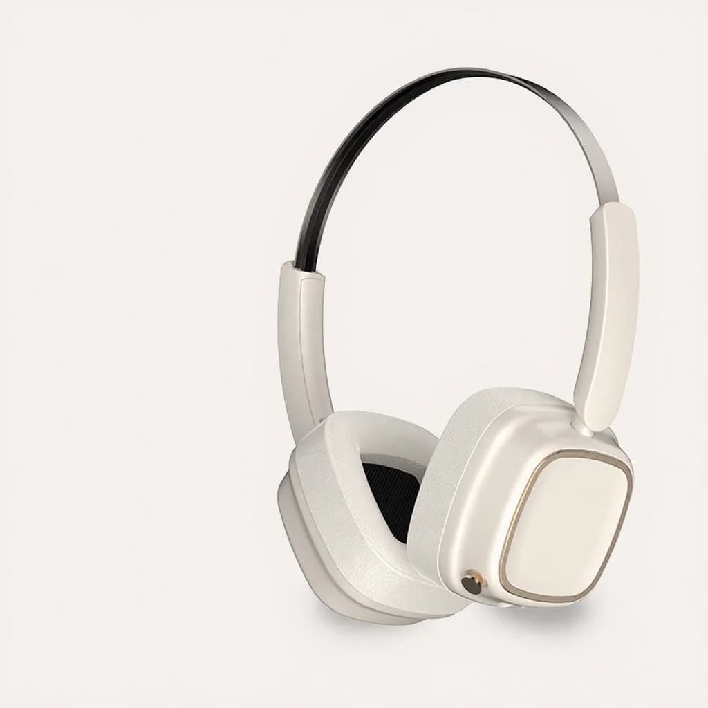 Fon Kepala Tanpa Wayar Over-Ear Retro Bluetooth 5.4 Bass Stereo