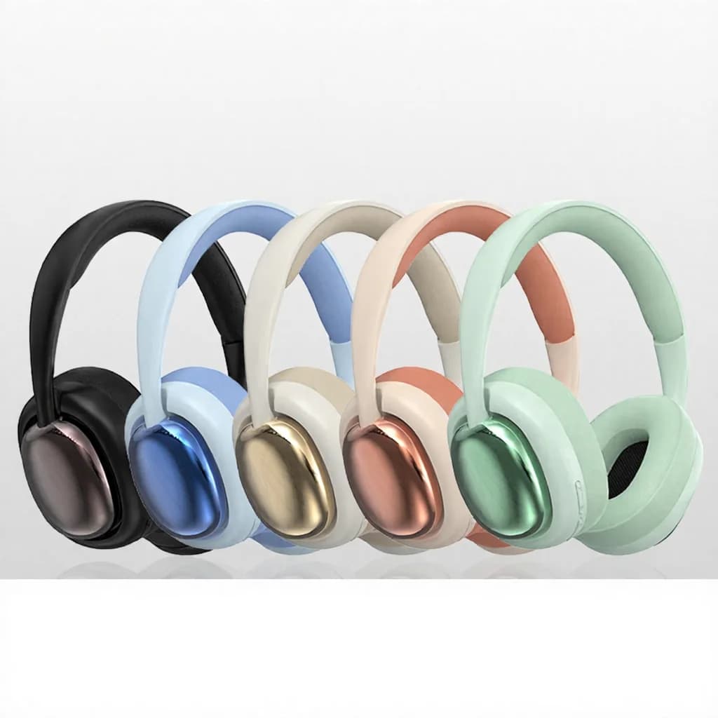 Fon Kepala Over-Ear Tanpa Wayar dengan Bluetooth 5.3 dan Hayat Bateri Panjang