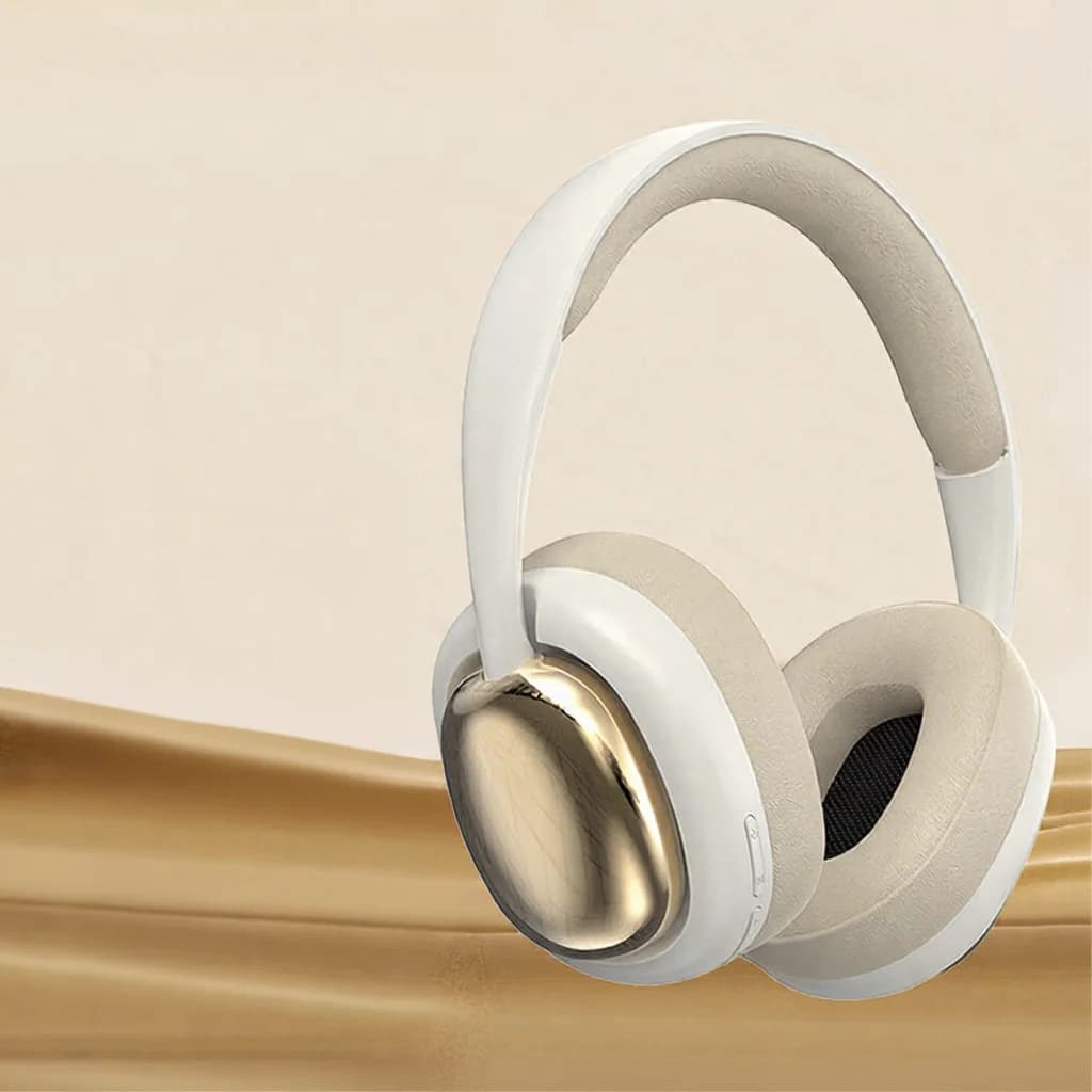 Fon Telinga Tanpa Wayar Bluetooth Over-Ear dengan Radio FM dan Bunyi Stereo