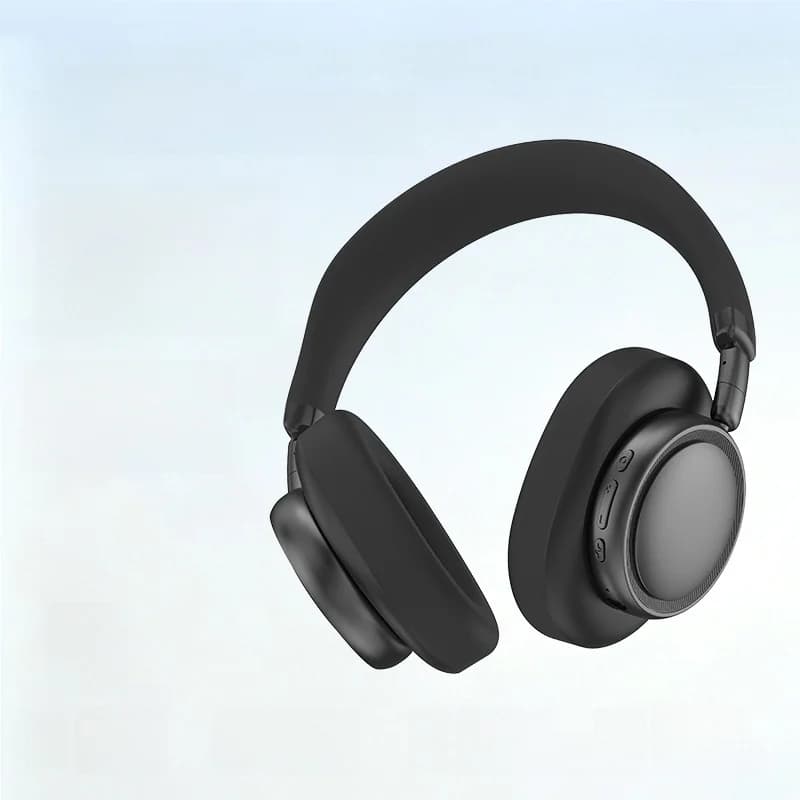 Fon Kepala Bluetooth Tanpa Wayar Over-Ear dengan Bass Mendalam dan Pengecasan Type-C