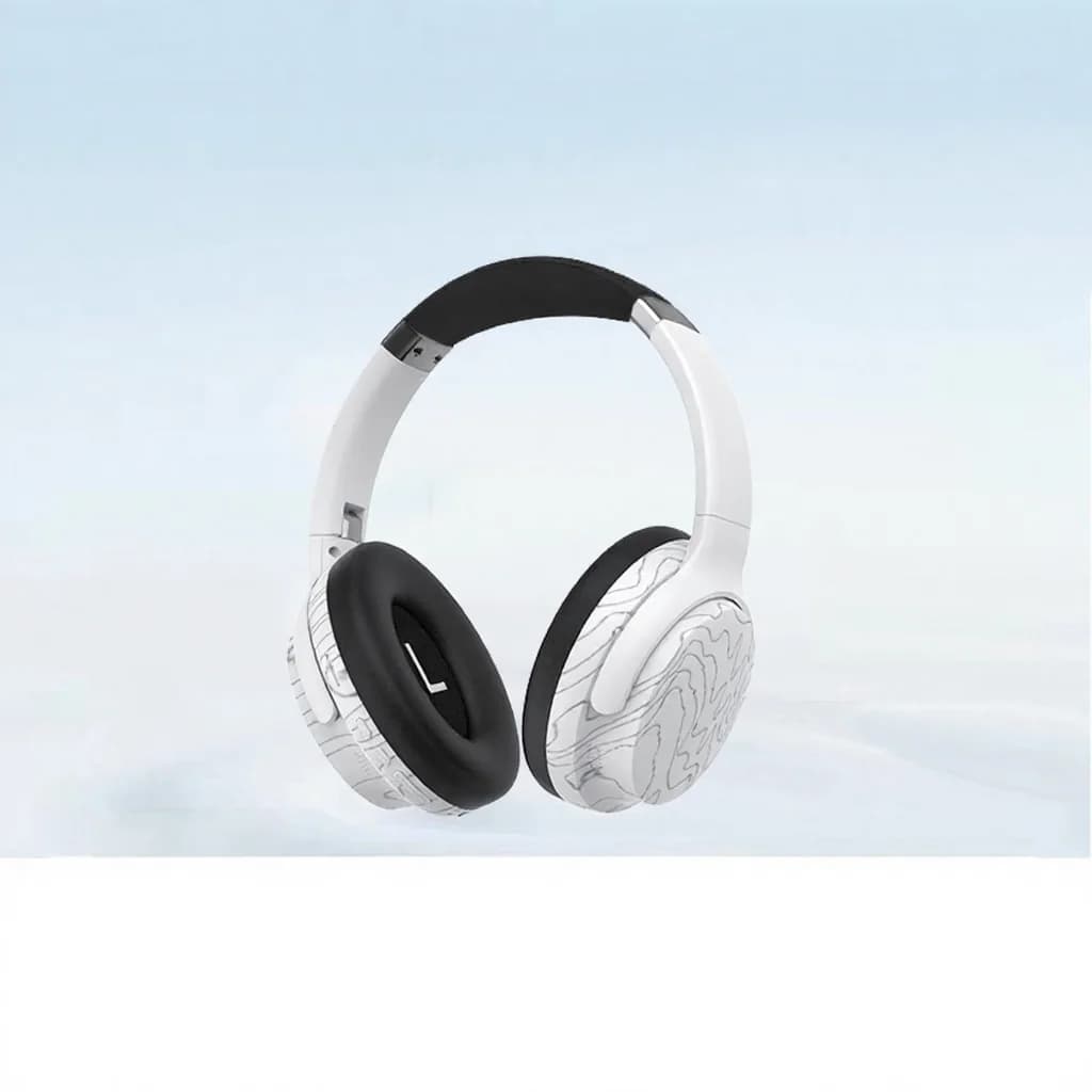 Fon Kepala Bluetooth Wireless Over-Ear dengan Mic & Mod EQ Pelbagai