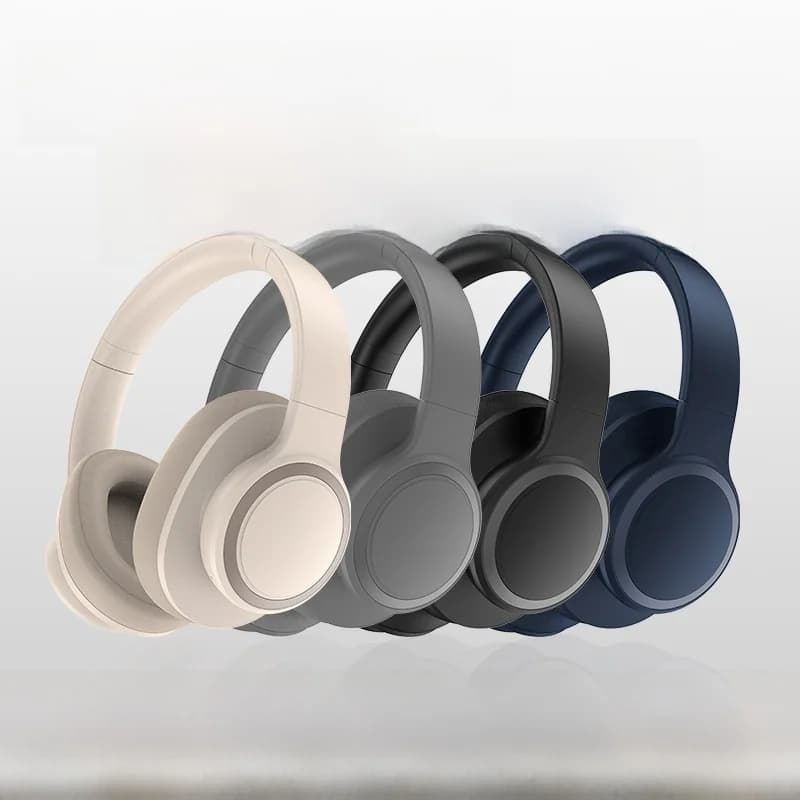 Fon Telinga Bluetooth Over-Ear dengan Pembatalan Hingar Aktif dan Mikrofon