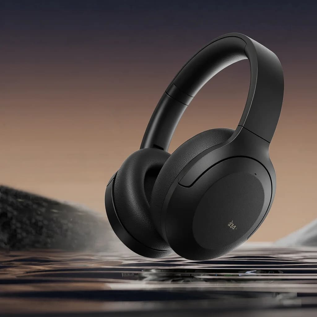 Fon Kepala Bluetooth Over-Ear Tanpa Wayar Stereo dengan Pembatalan Bunyi Aktif