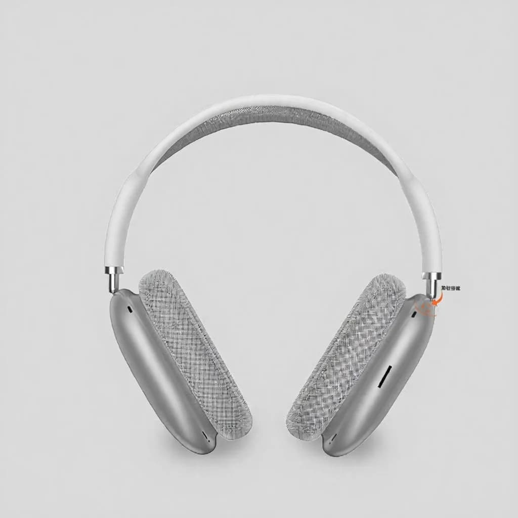 Fon Kepala Over-Ear Bluetooth 5.4 dengan Tombol Putar & Radio FM