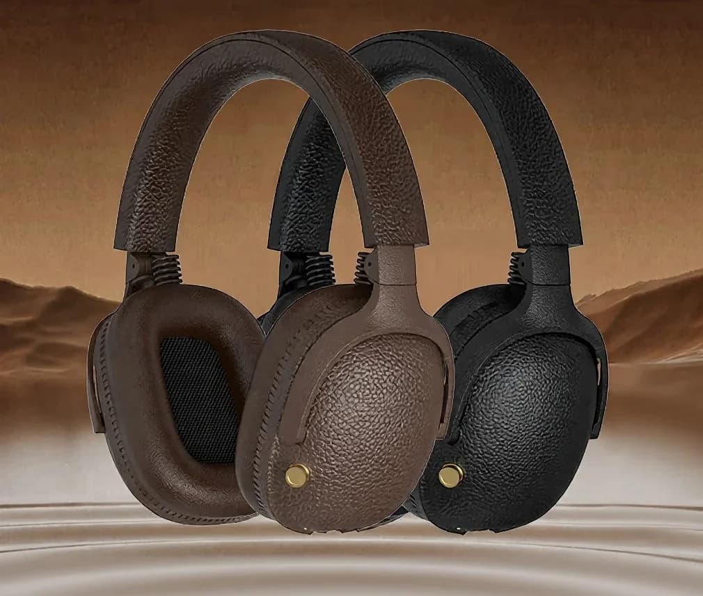 Fon Telinga Tanpa Wayar Over-Ear Retro dengan Pengecasan Type-C dan Slot Kad TF