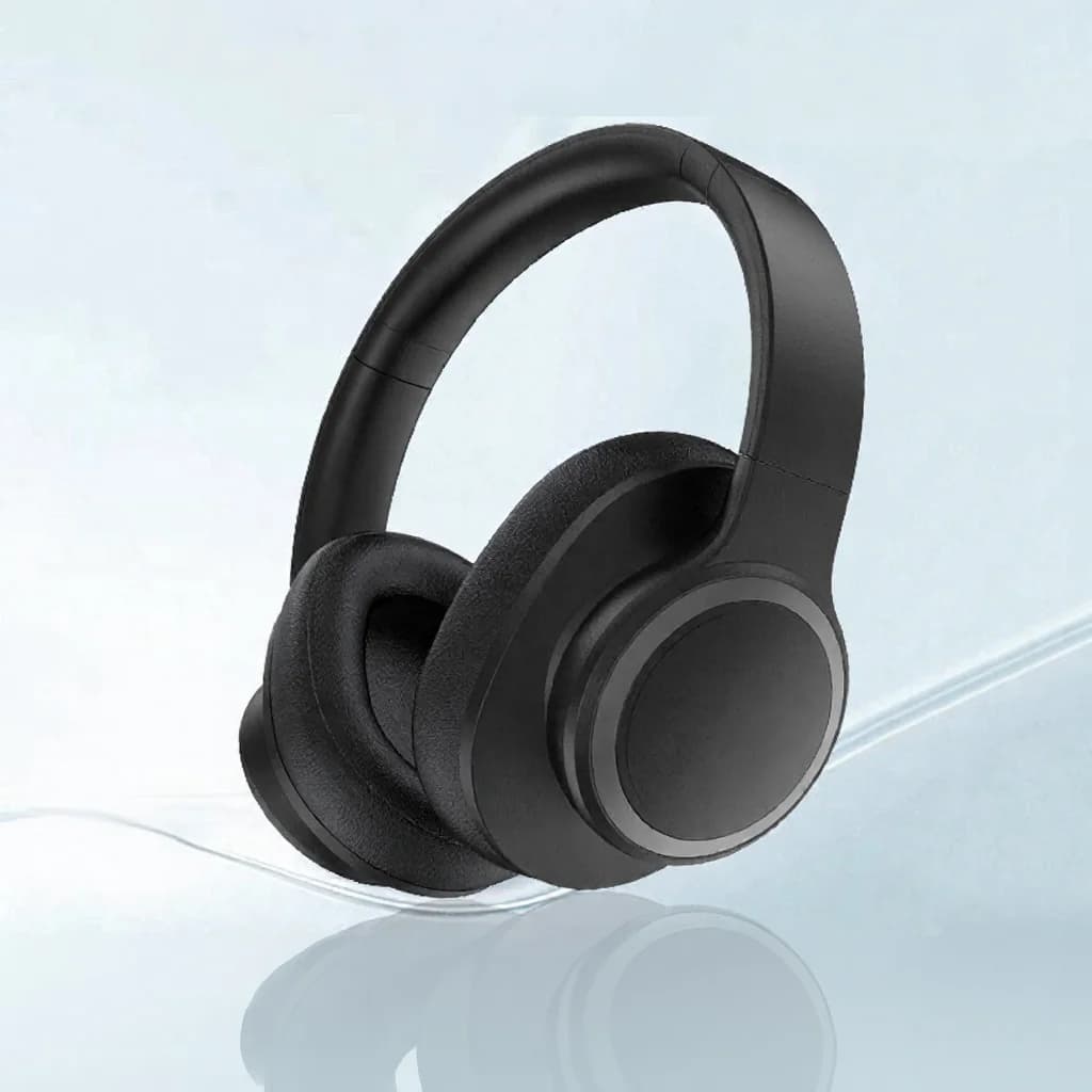 Fon Telinga Over-Ear Tanpa Wayar dengan Pembatalan Hingar Aktif dan Bluetooth 5.4