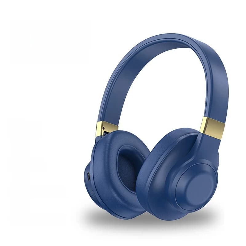 Fon Kepala Bluetooth Over-Ear Tanpa Wayar dengan Bass Mendalam dan Hayat Bateri Panjang