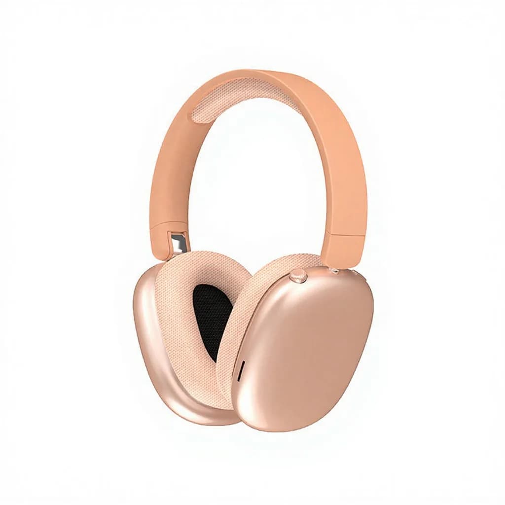 Fon Telinga Bluetooth Tanpa Wayar Over-Ear dengan Radio FM dan Slot Kad TF