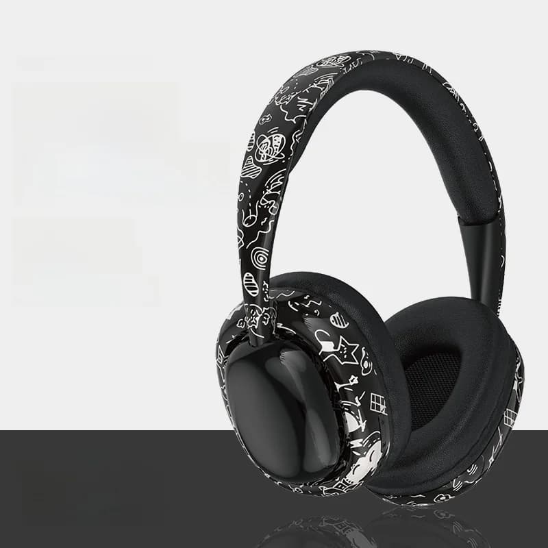Fon Kepala Bluetooth Atas Telinga dengan Bass Mendalam dan Kesambungan Tanpa Wayar