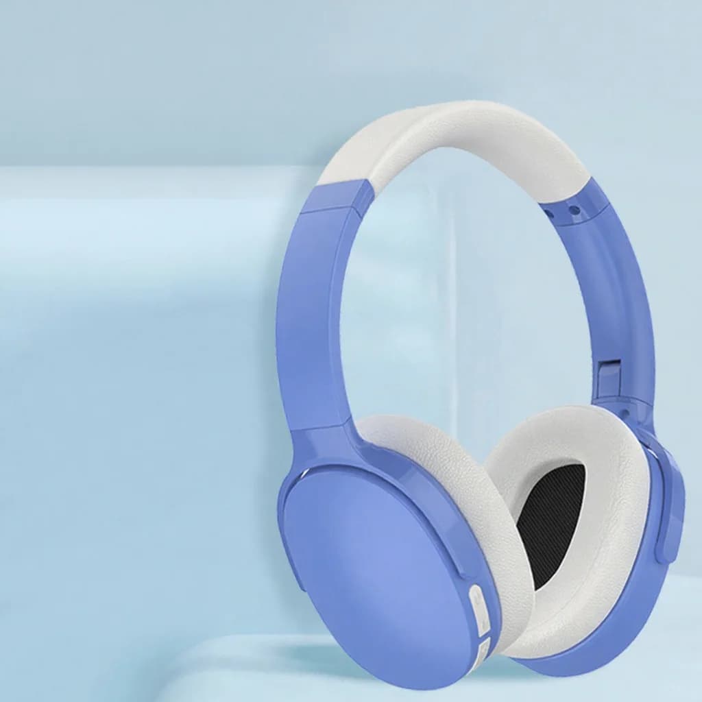Fon Telinga Bluetooth Over-Ear Tanpa Wayar dengan Hayat Bateri Panjang