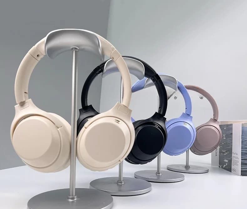 Fon Kepala Bluetooth Tanpa Wayar Over-Ear dengan Pembatalan Bunyi Aktif