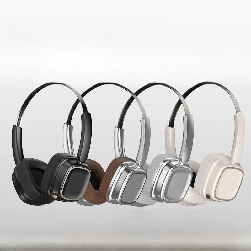 Fon Telinga Bluetooth Retro Over-Ear Tanpa Wayar 5.4 Stereo Muzik & Panggilan
