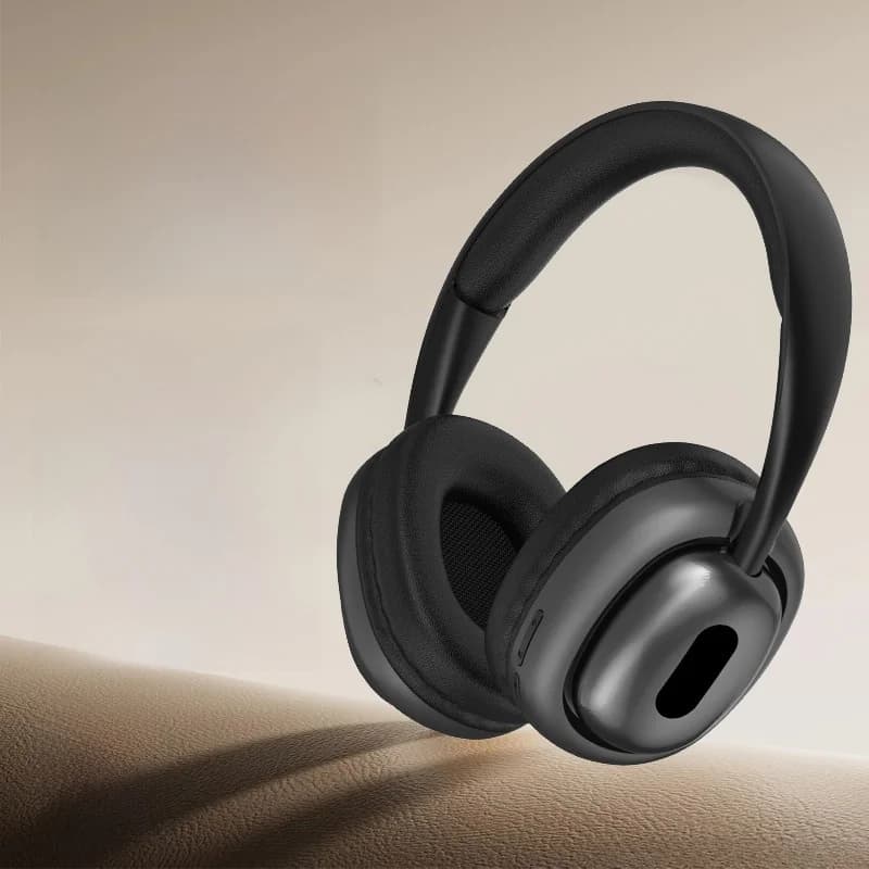 Fon Telinga Bluetooth Over-Ear dengan Radio FM dan Slot Kad TF