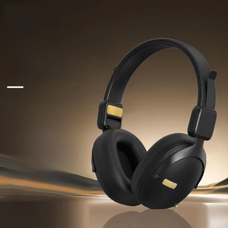 Fon Telinga Over-Ear Tanpa Wayar Retro Dengan Bluetooth 5.4 dan Hayat Bateri Panjang