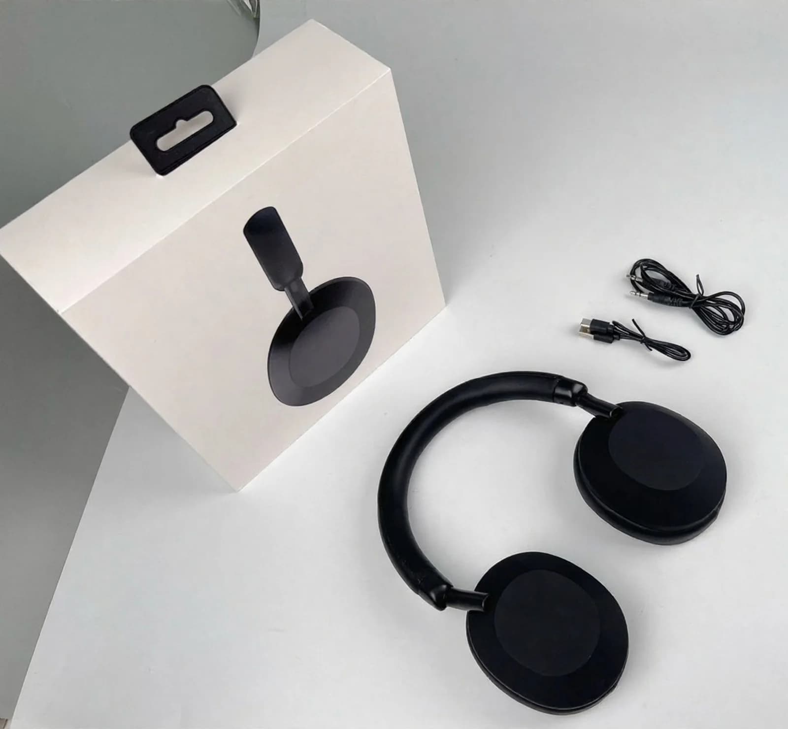 Fon Kepala Bluetooth Tanpa Wayar Pembatalan Hingar Aktif Over-Ear Stereo