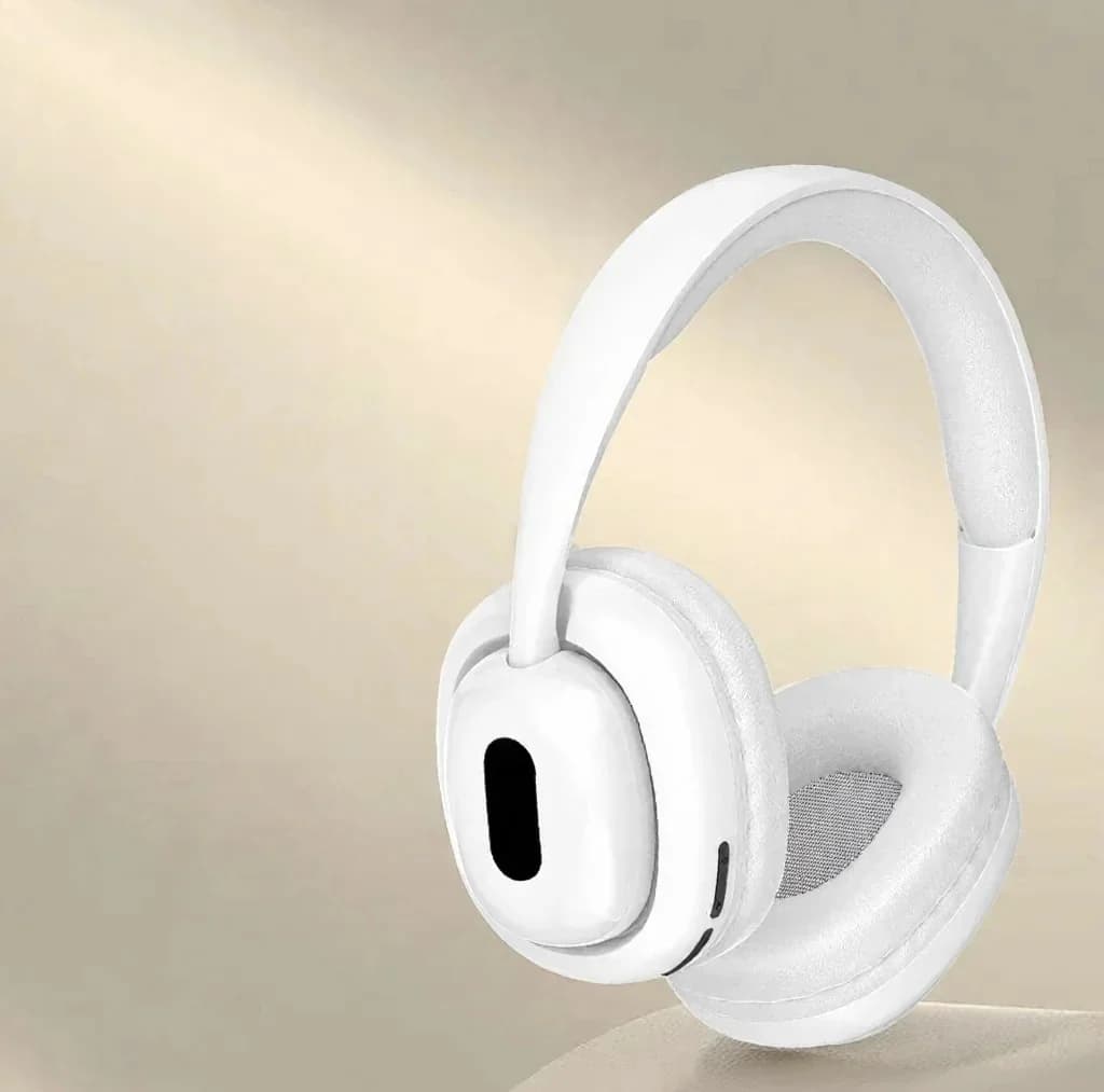 Fon Telinga Bluetooth Over-Ear dengan Radio FM dan Slot Kad TF