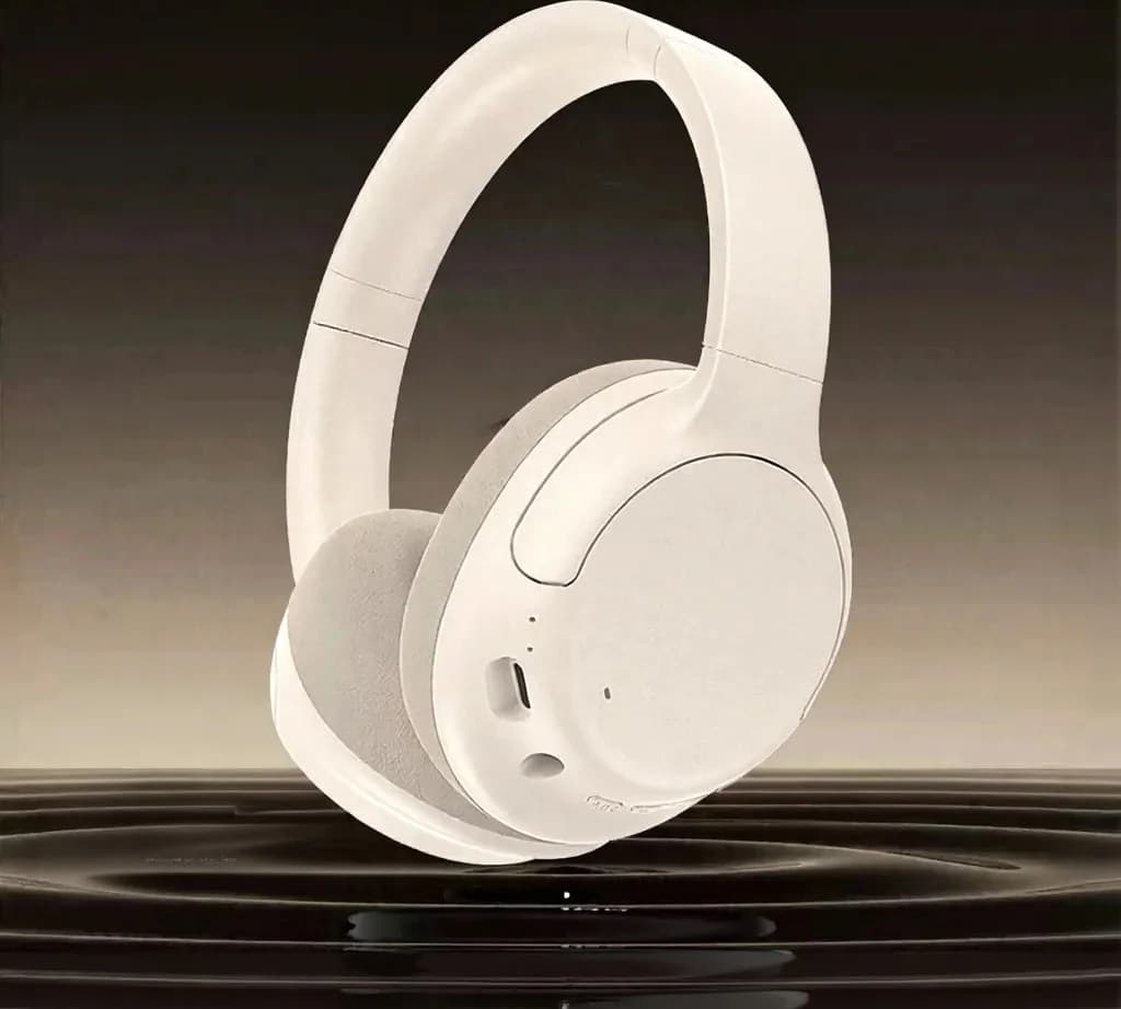 Fon Telinga Tanpa Wayar Bluetooth Pembatalan Bunyi Aktif Over-Ear Hayat Bateri Panjang