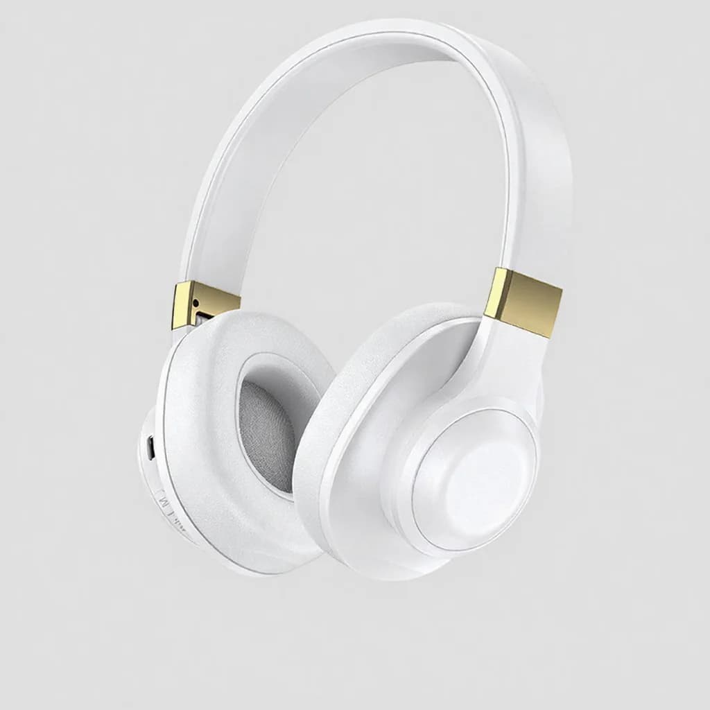 Fon Kepala Bluetooth Over-Ear Tanpa Wayar dengan Bass Mendalam dan Hayat Bateri Panjang