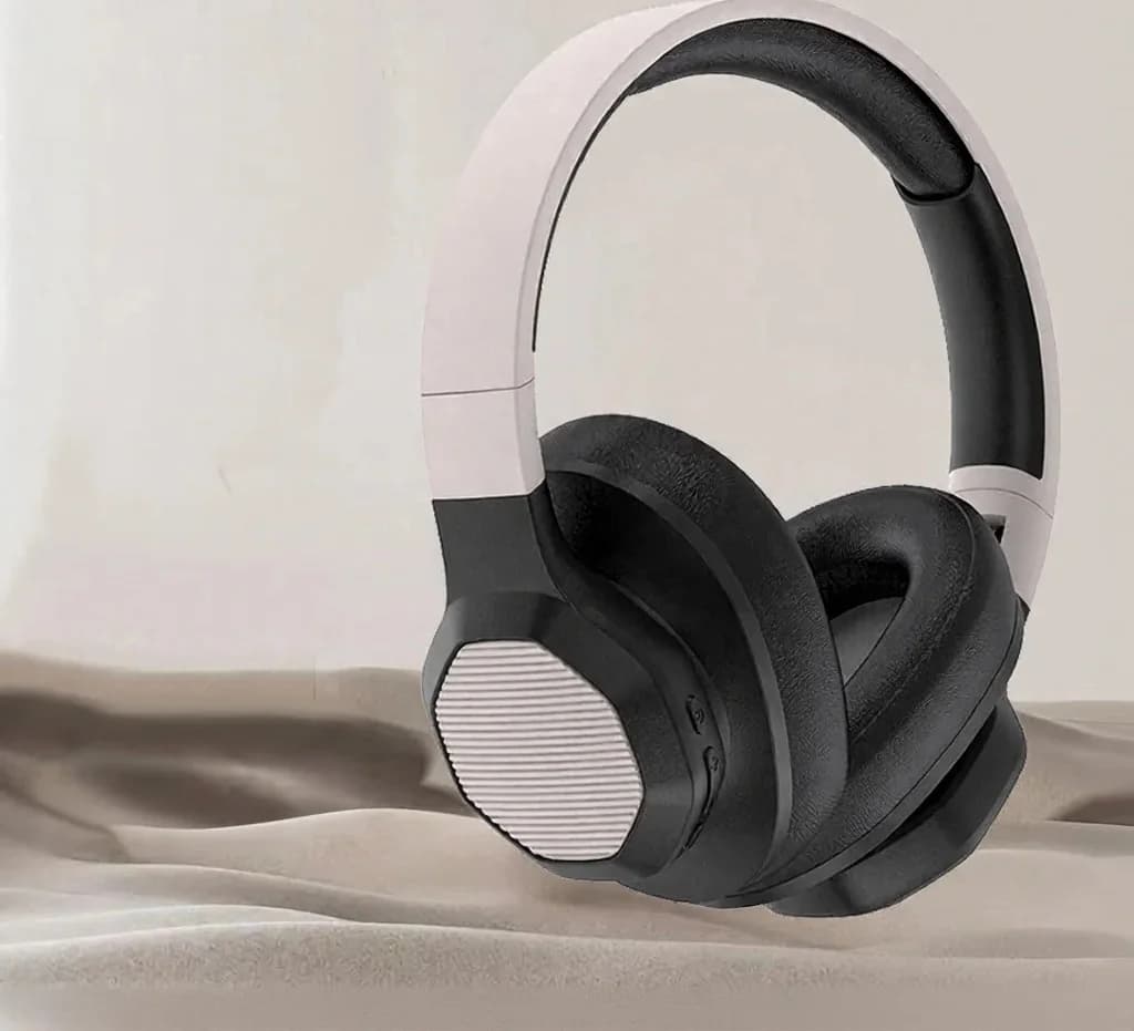 Fon Kepala Bluetooth Over-Ear dengan Radio FM dan Slot Kad TF