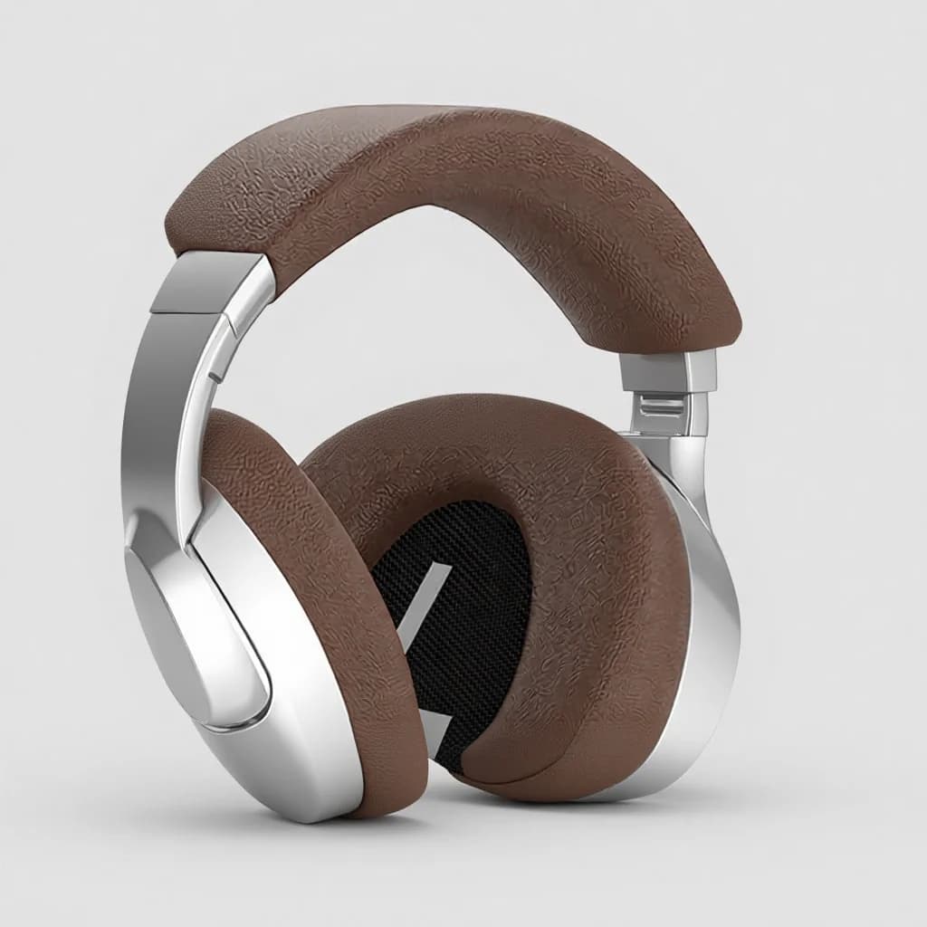 Fon Telinga Bluetooth Tanpa Wayar Retro Atas Telinga Stereo dengan Mic