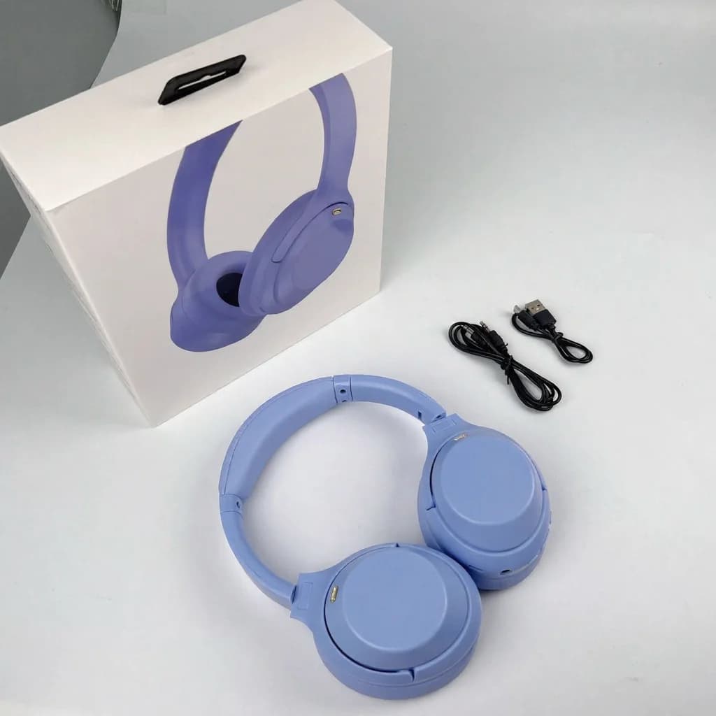 Fon Kepala Bluetooth Tanpa Wayar Over-Ear dengan Pembatalan Bunyi Aktif