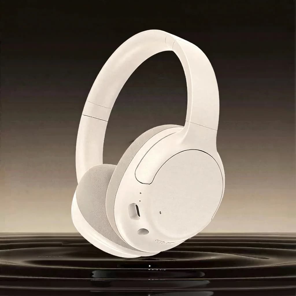 Fon Telinga Bluetooth Tanpa Wayar ANC Over-Ear Bateri Tahan Lama