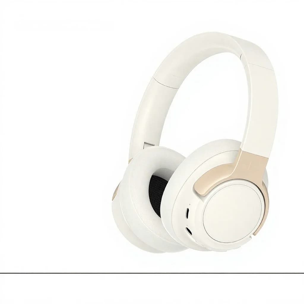 Fon Kepala Bluetooth Over-Ear Tanpa Wayar dengan Pembatalan Bunyi Aktif