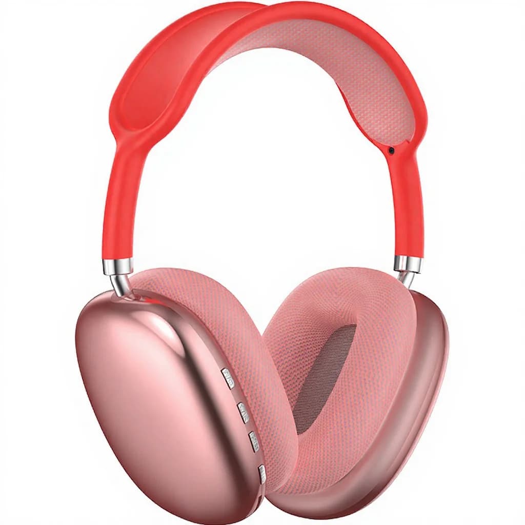 Fon Telinga Tanpa Wayar Over-Ear dengan Radio FM & Slot Kad TF