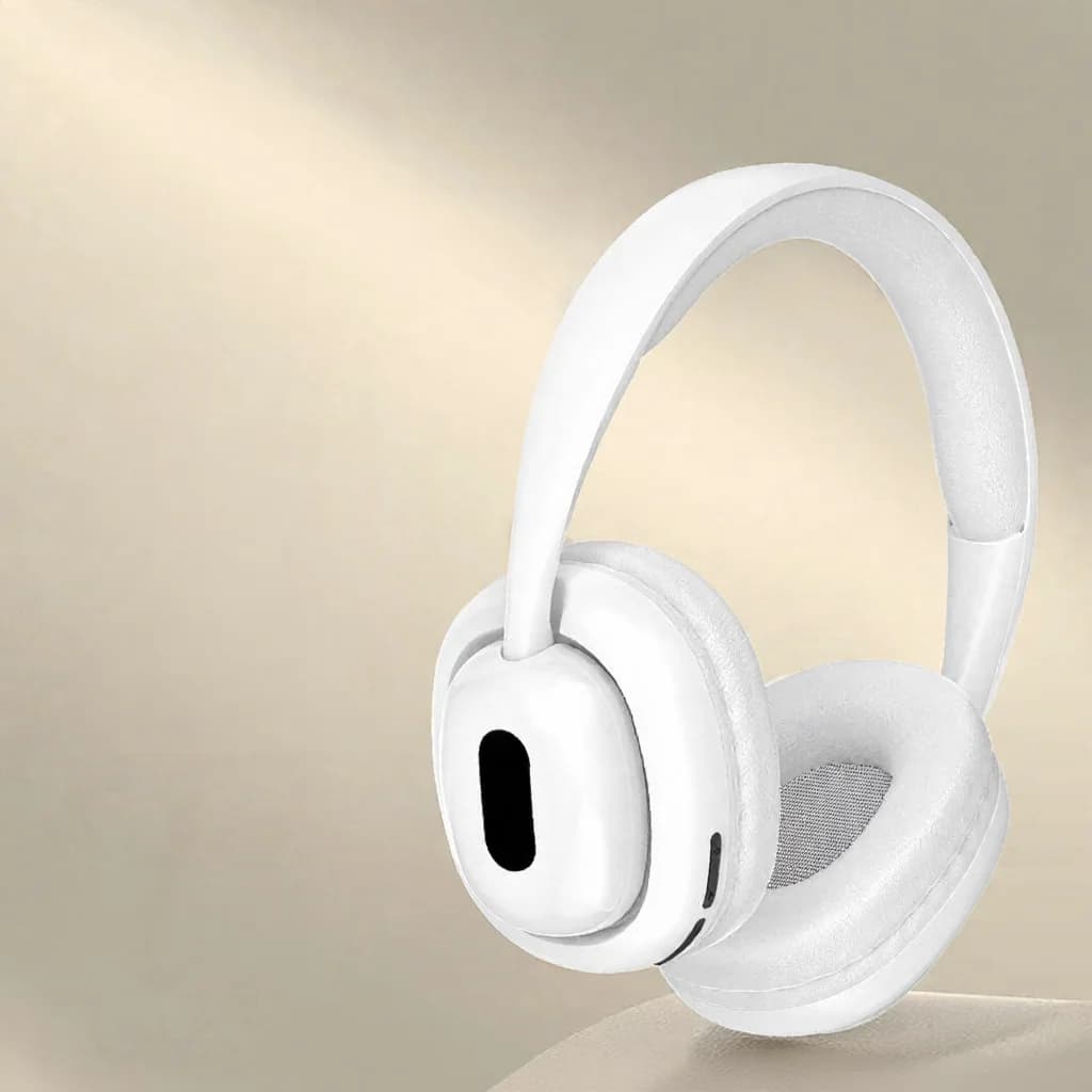 Fon Telinga Bluetooth Over-Ear dengan Radio FM dan Slot Kad TF