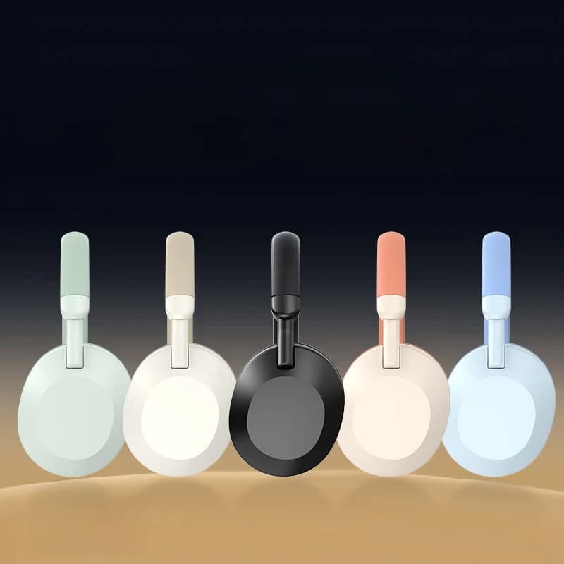 Fon Kepala Over-Ear Tanpa Wayar dengan Radio FM & Bluetooth 5.4