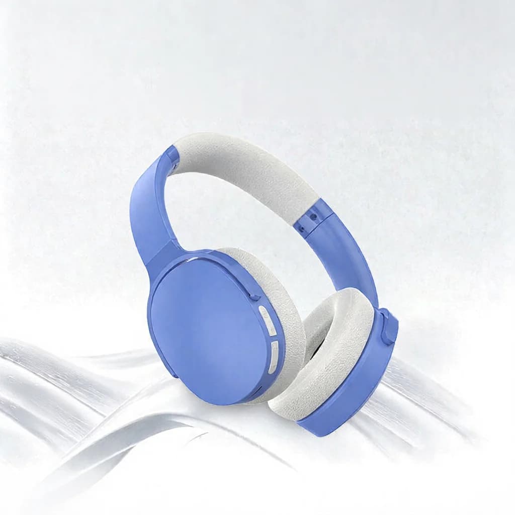 Fon Kepala Bluetooth Over-Ear dengan FM, Kad TF, Mod EQ & Mikrofon
