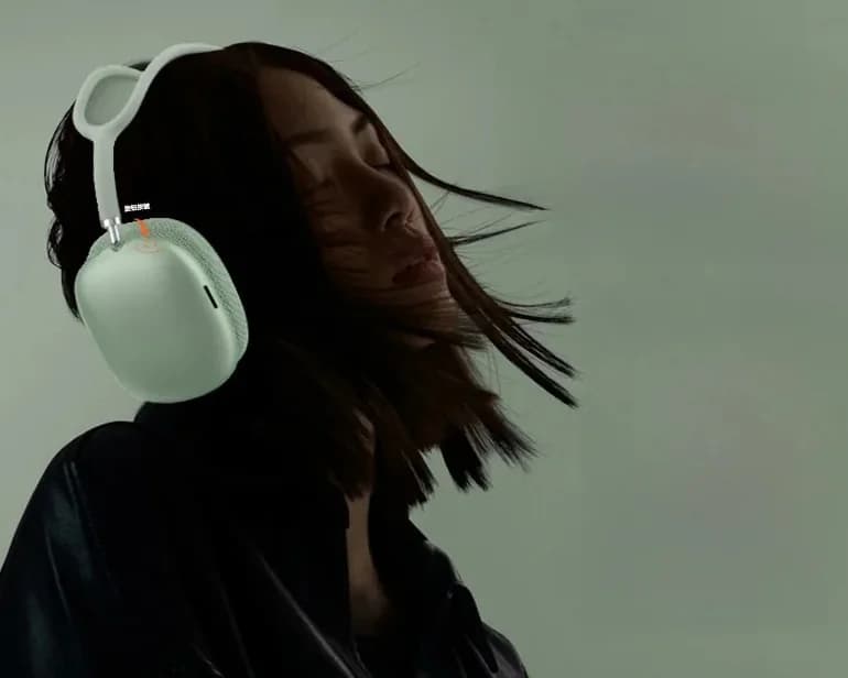 Fon Telinga Over-Ear Bluetooth 5.4 dengan Tombol Putar dan Radio FM