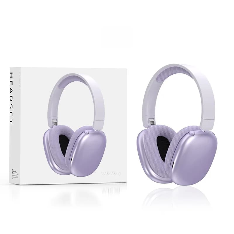 Fon Telinga Over-Ear Bluetooth Tanpa Wayar dengan Hayat Bateri Panjang