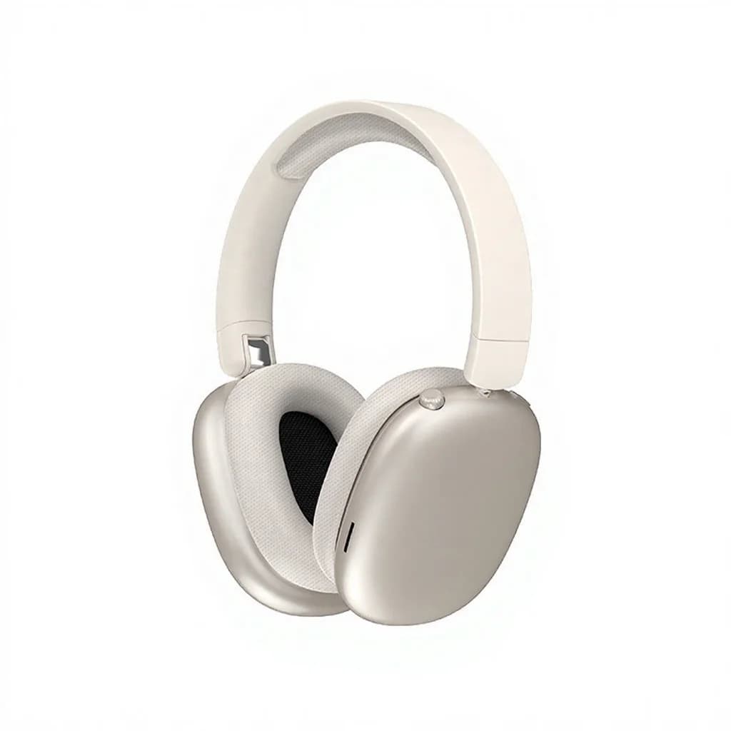 Fon Telinga Bluetooth Tanpa Wayar Over-Ear dengan Radio FM dan Slot Kad TF