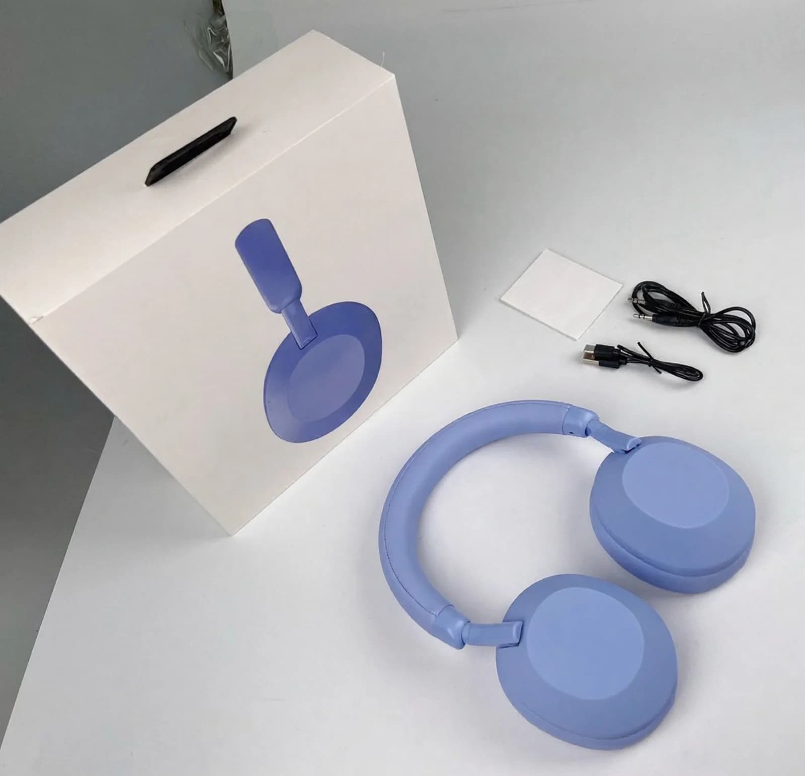 Fon Kepala Bluetooth Tanpa Wayar Pembatalan Hingar Aktif Over-Ear Stereo