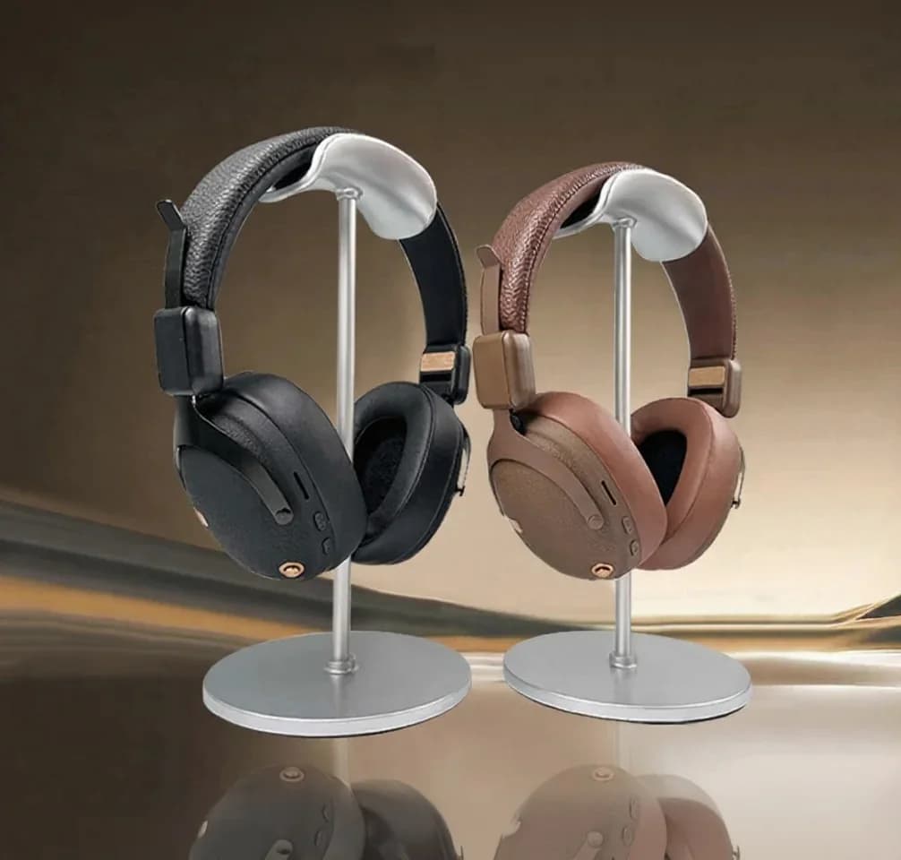 Fon Telinga Over-Ear Tanpa Wayar Retro dengan Bluetooth 5.4 dan Bateri Tahan Lama