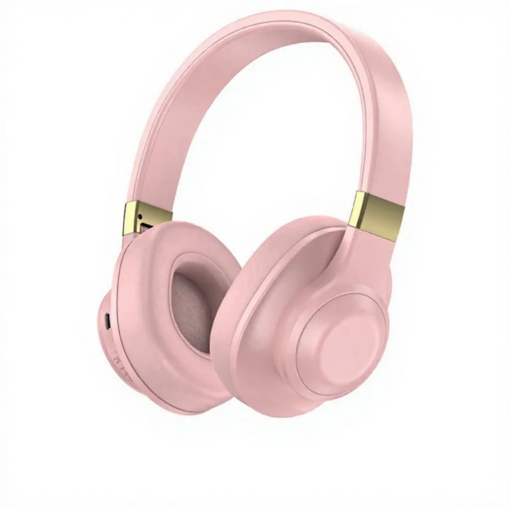 Fon Kepala Bluetooth Over-Ear Tanpa Wayar dengan Bass Mendalam dan Hayat Bateri Panjang