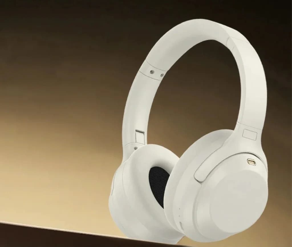 Fon Telinga Over-Ear Tanpa Wayar dengan Pembatalan Bunyi Aktif dan Type-C