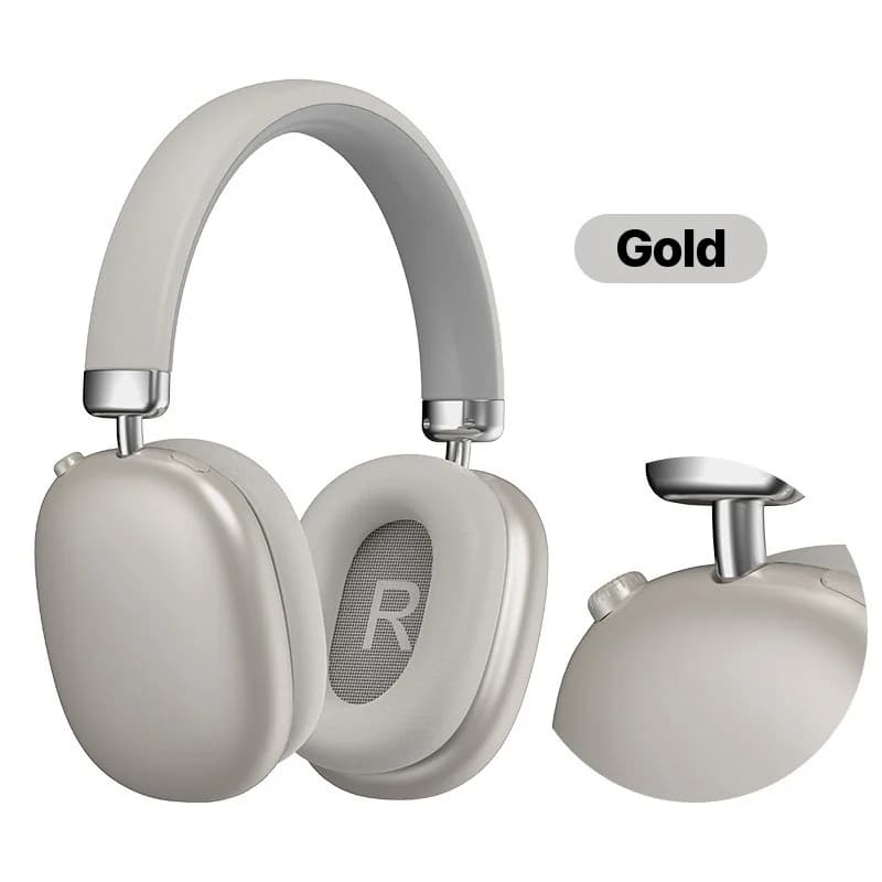 Fon Telinga Tanpa Wayar Over-Ear Bluetooth 5.4 Hayat Bateri Panjang Boleh Lipat
