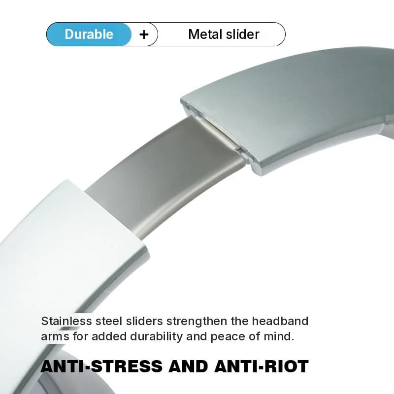 Fon Telinga Tanpa Wayar Bluetooth Over-Ear dengan Hayat Bateri Panjang